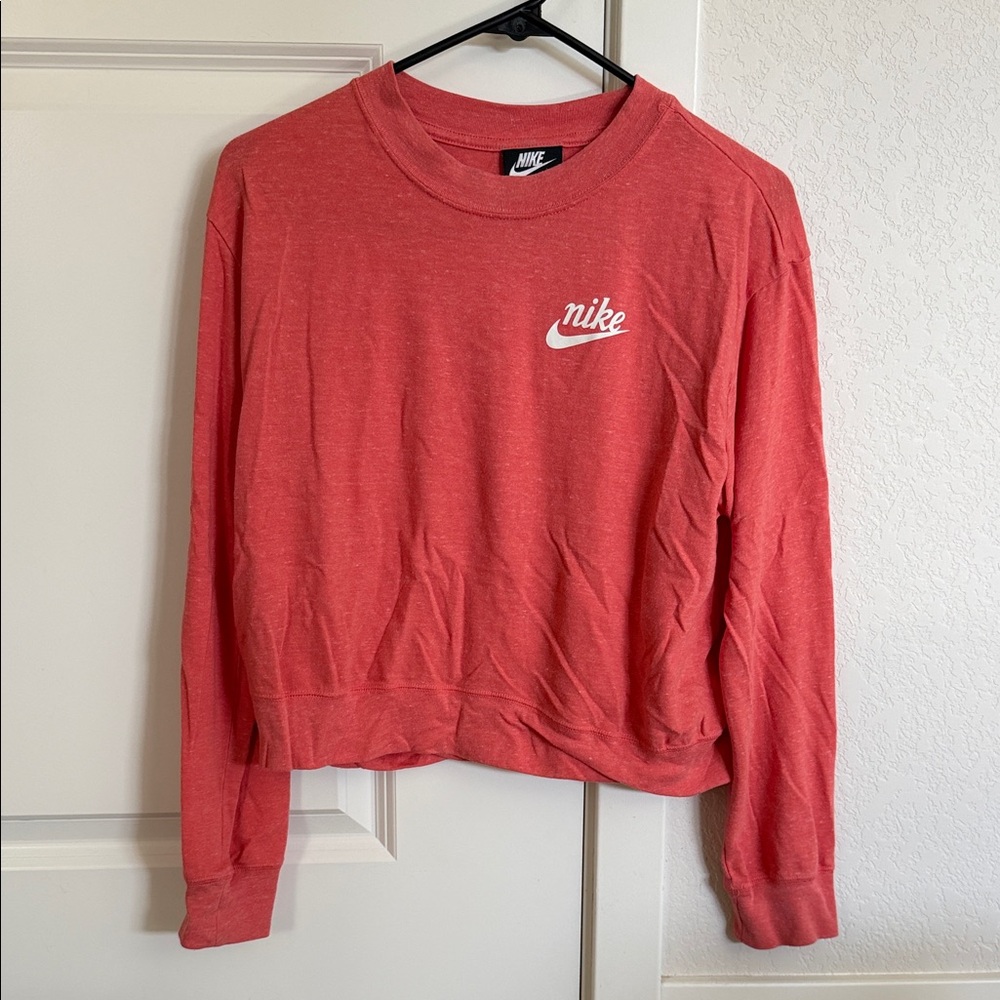 Nike Heathered Orange Pullover